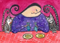 Big Diva Fish For Two Fine Art Print