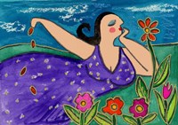 Big Diva He Loves Me He Loves Me Not Fine Art Print