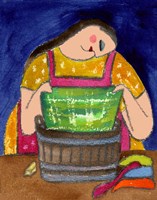 Big Diva It All Comes Out In The Wash Fine Art Print