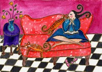 Big Diva Lazy Sunday Fine Art Print