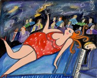 Big Diva Lounge Singer Fine Art Print
