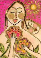 Big Diva Love's Secret Flowers Fine Art Print