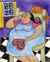 Big Diva Loves Chocolates Fine Art Print