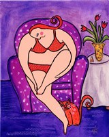 Big Diva Mani Pedi Fine Art Print