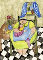 Big Diva Peanut Butter Kisses Fine Art Print