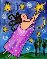 Big Diva Reach For The Stars Fine Art Print