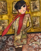 Big Eyed City Girl Fine Art Print