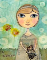 Big Eyed Girl 4 Keeps Fine Art Print