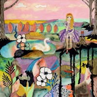 Big Eyed Girl A World Her Qwn Fine Art Print