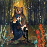 Big Eyed Girl The Wanderer Fine Art Print