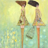 Big Eyed Girls For The Best Fine Art Print