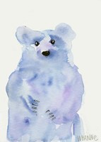 Blue Bear Fine Art Print