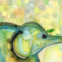 Eye To Eye Elephant Fine Art Print
