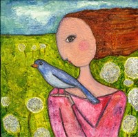 Free Like The Dandelions Fine Art Print