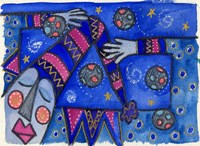 Funky Juggler Fine Art Print