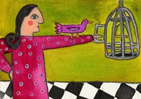 Into The Cage You Go Fine Art Print