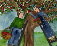 Love Under The Apple Tree Big Diva Fine Art Print