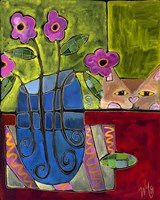 Peek A Boo Kitty Cat Fine Art Print