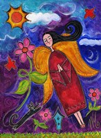 Primitive Angel Fine Art Print