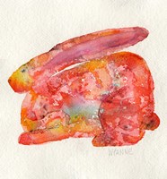 Red Rabbit Fine Art Print