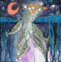 Stargazer Celebration Narwhals Fine Art Print