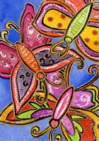 Three Butterflies Fine Art Print