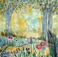 Three Rabbits Fine Art Print