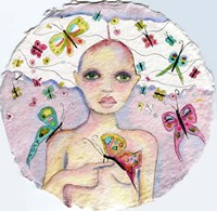 Butterfly Girl Fine Art Print