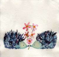 Hedgehogs In Love Fine Art Print