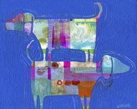 Double Wags Double Fun Fine Art Print