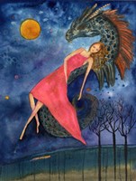 Swept Away By The Beast Fine Art Print