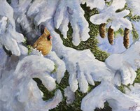 Lady In The Pines Fine Art Print