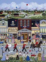 Home Town Parade Fine Art Print