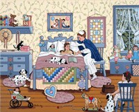 Visiting Nurse Framed Print