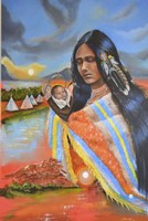 Ayasha (Little One) Fine Art Print