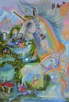Rainbow Unicorns Fine Art Print