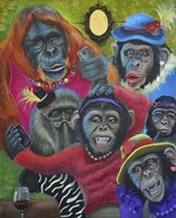 Monkey Selfies Fine Art Print
