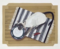 Cat Mat Fine Art Print