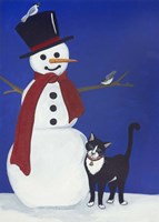 Snowman Fine Art Print
