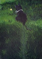 Li'L Lovebug  Chasing A Butterfly Fine Art Print