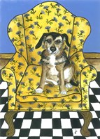 Wing Back Chair Fine Art Print