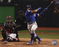 Javier Baez Home Run Game 7 of the 2016 World Series Fine Art Print