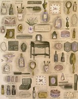 Lady's Vanity Collage Fine Art Print