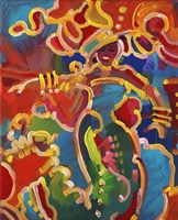 Mardi Gras Lady C Fine Art Print