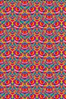 Pop Art Deco Circles Pattern Fine Art Print