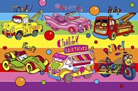Pop Vehicles Fine Art Print