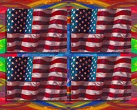 US Flags Fine Art Print