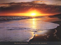 Sunset on the Seashore Fine Art Print