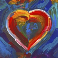 Pop Art Heart Icon Fine Art Print