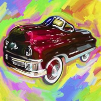 Pop Art Kiddie Car Fine Art Print